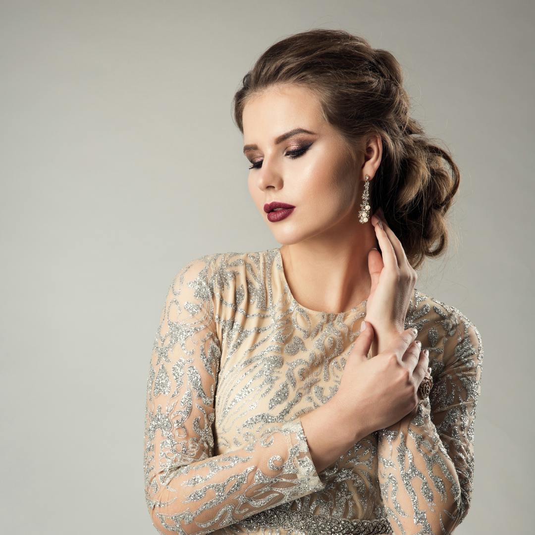 Niania na uroczystości wesele, elegancki ubiór